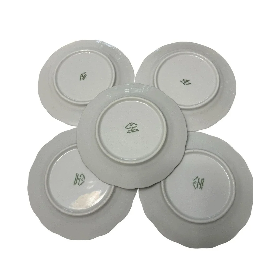 Johann Haviland Traditions Blue Garland Bread Butter Plates Set 5 6